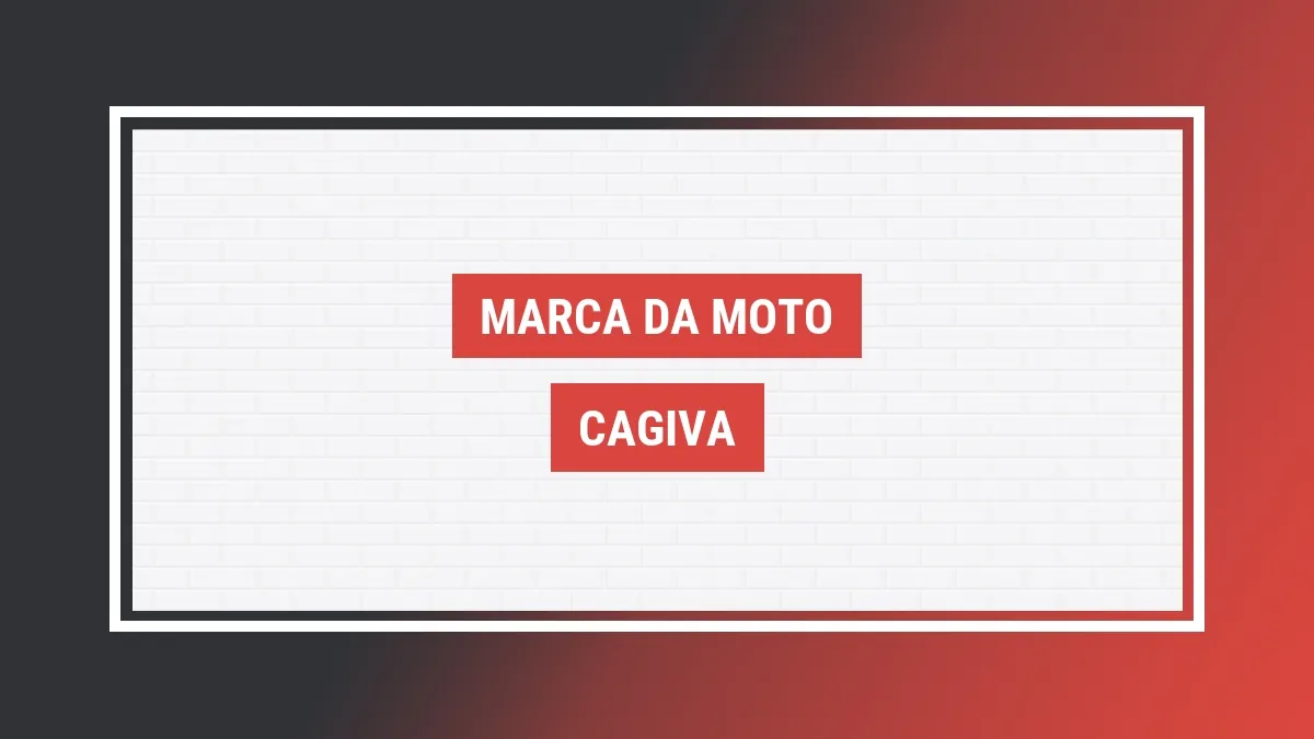 Imagem ilustrativa marca Cagiva