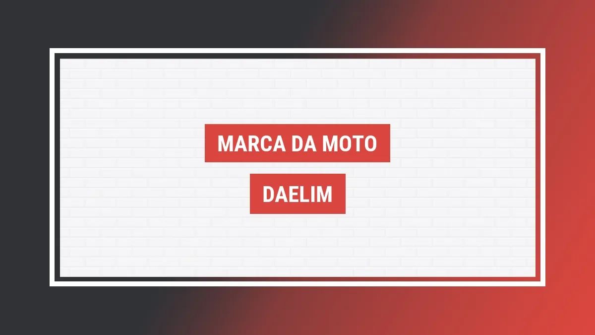 Imagem ilustrativa marca Daelim