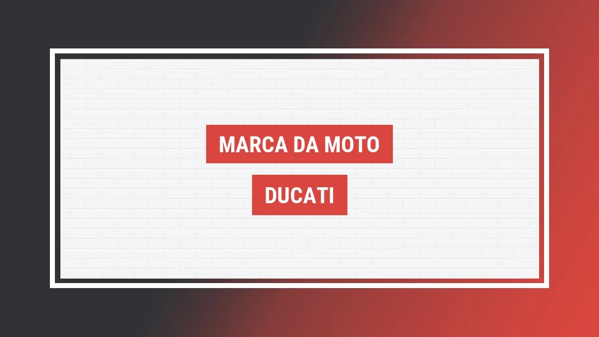 Imagem ilustrativa marca Ducati