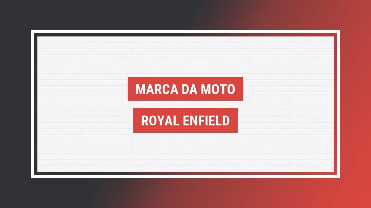 Imagem ilustrativa marca Royal Enfield