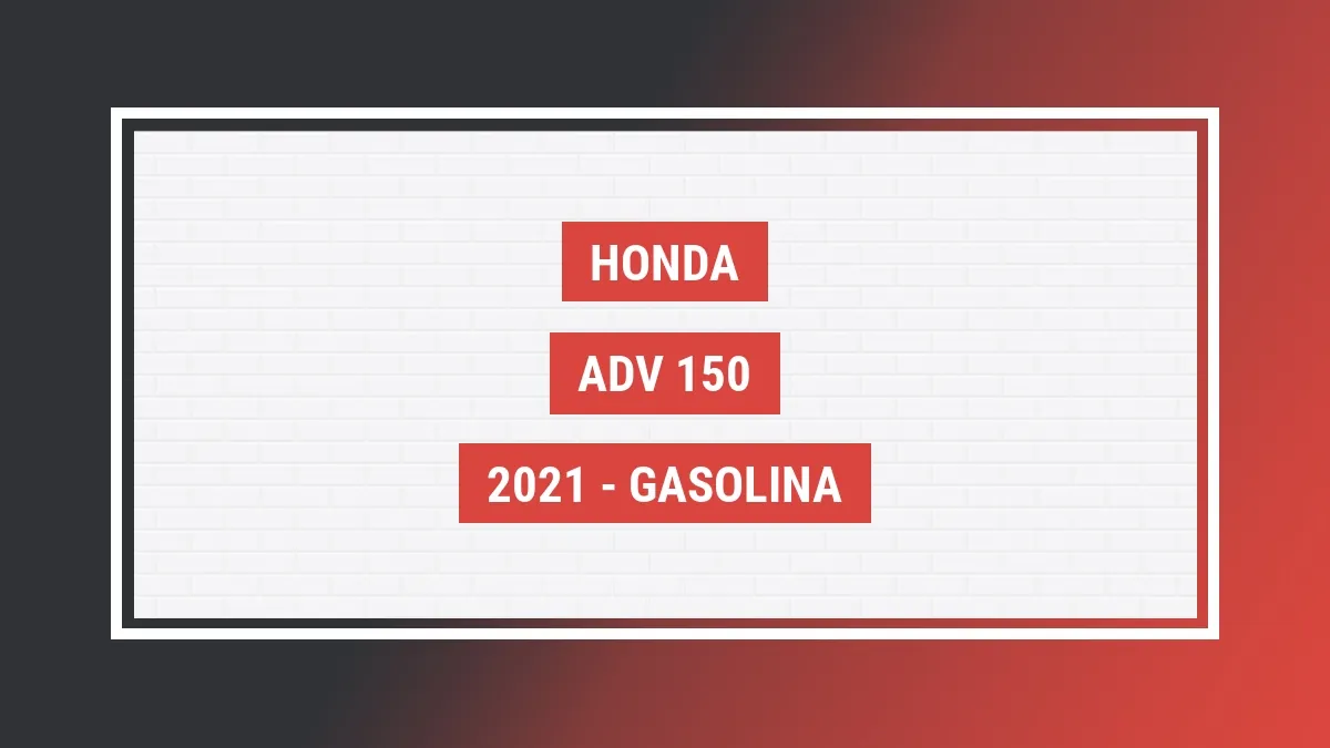 Imagem ilustrativa Honda Adv 150 2021