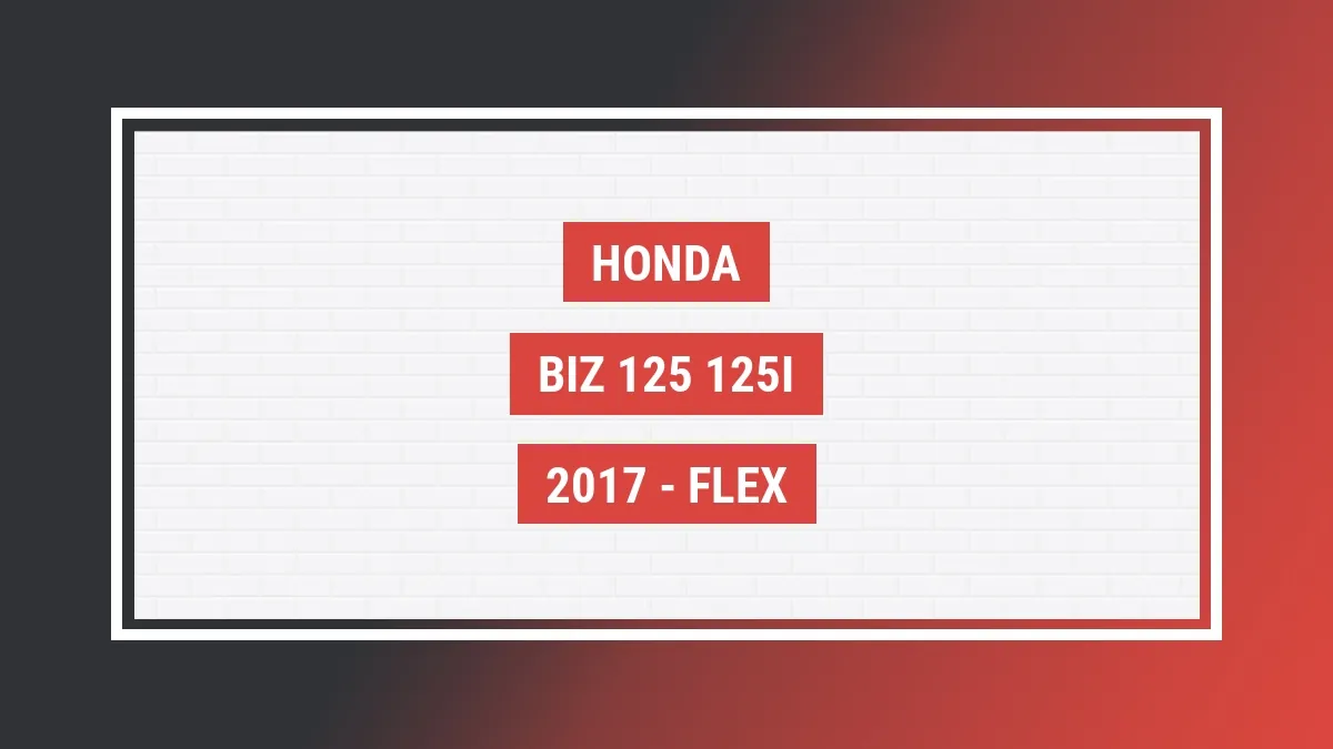 Imagem ilustrativa Honda Biz 125 125i 2017