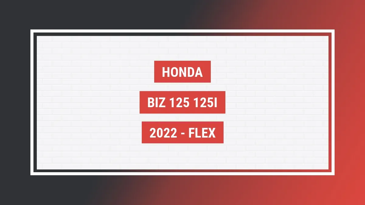 Imagem ilustrativa Honda Biz 125 125i 2022