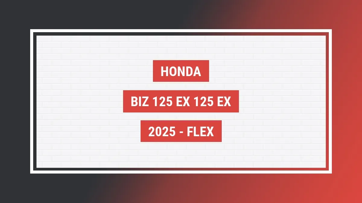 Imagem ilustrativa Honda Biz 125 Ex 125 Ex 2025