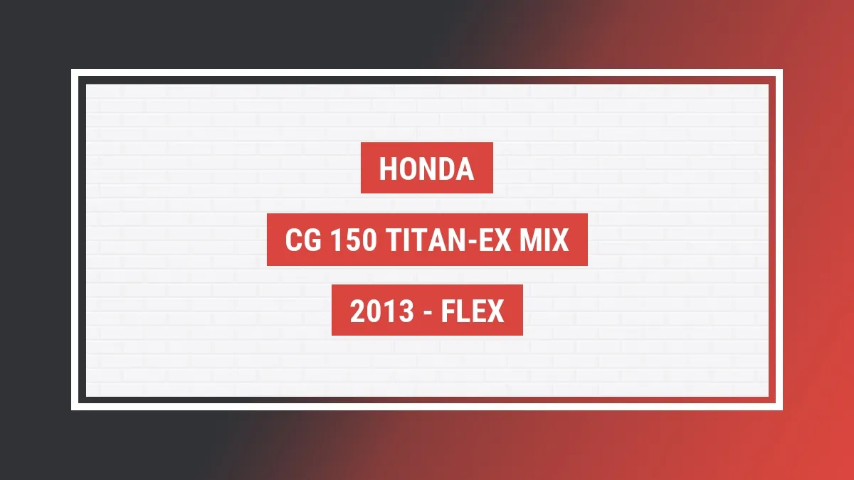 Imagem ilustrativa Honda Cg 150 Titan-ex Mix 2013