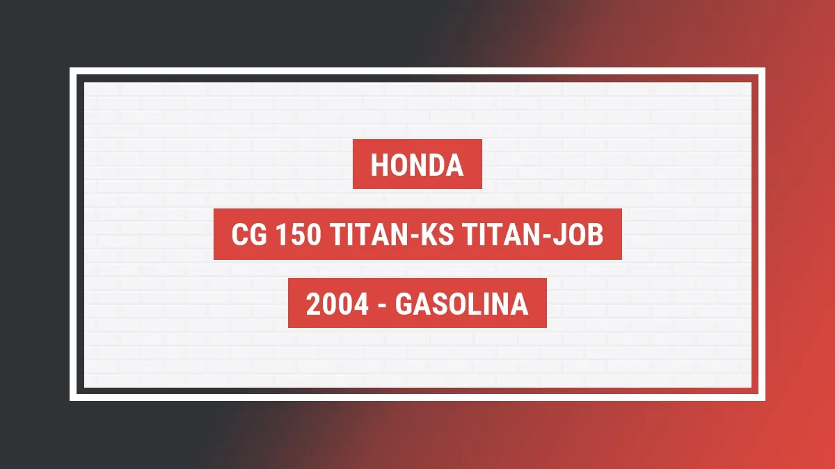 Imagem ilustrativa Honda Cg 150 Titan-ks Titan-job 2004