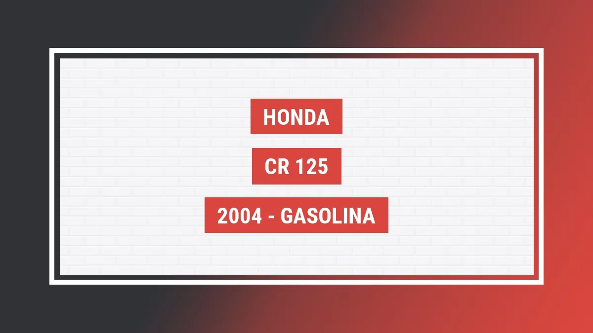 Imagem ilustrativa Honda Cr 125 2004