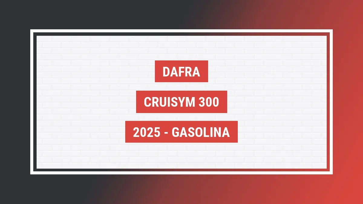 Imagem ilustrativa Dafra Cruisym 300 2025