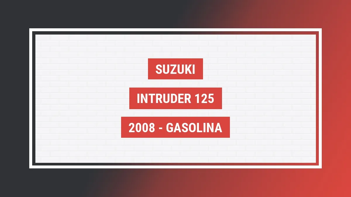 Imagem ilustrativa Suzuki Intruder 125 2008