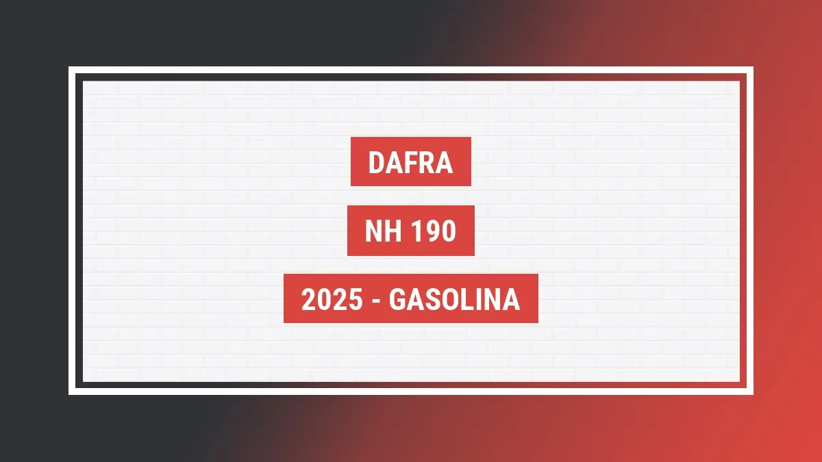 Imagem ilustrativa Dafra Nh 190 2025