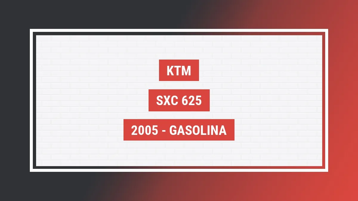 Imagem ilustrativa Ktm Sxc 625 2005