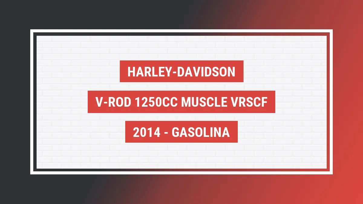 Imagem ilustrativa Harley-davidson V-rod 1250cc Muscle Vrscf 2014