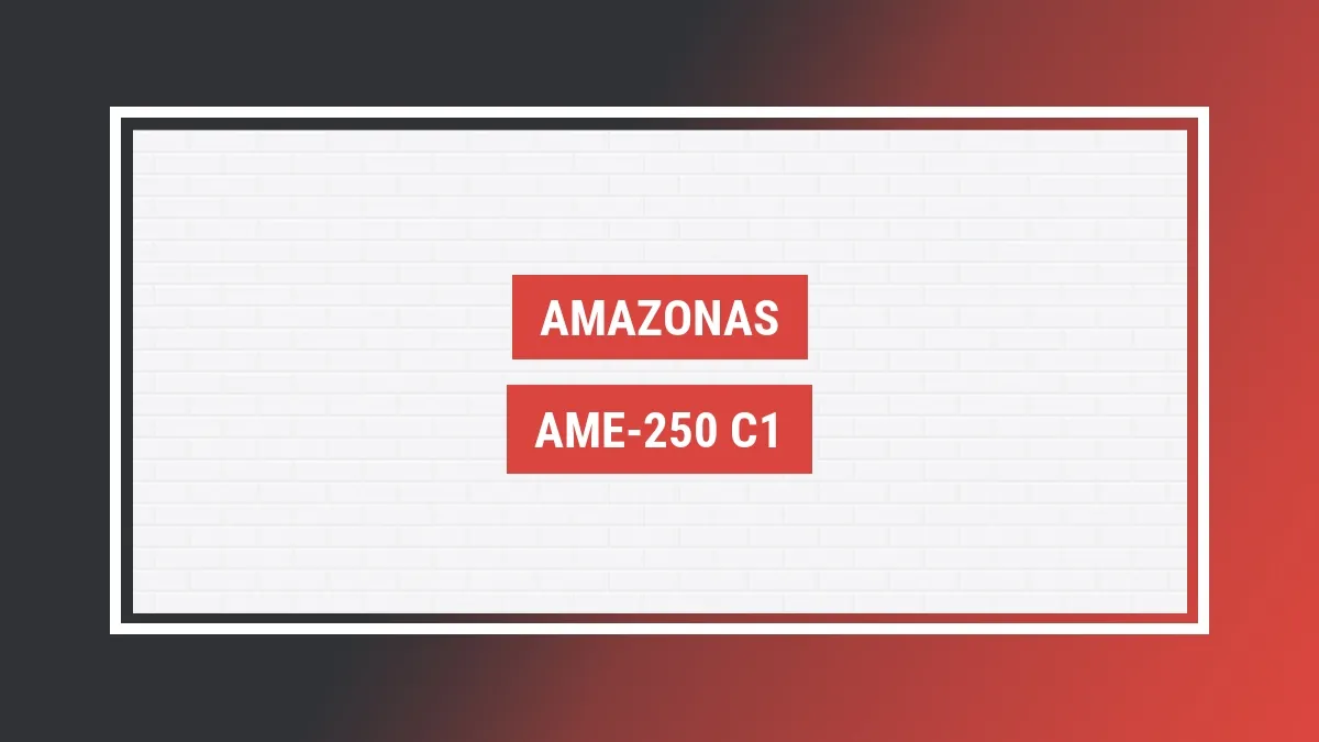 Imagem ilustrativa modelo Ame-250 C1 Amazonas