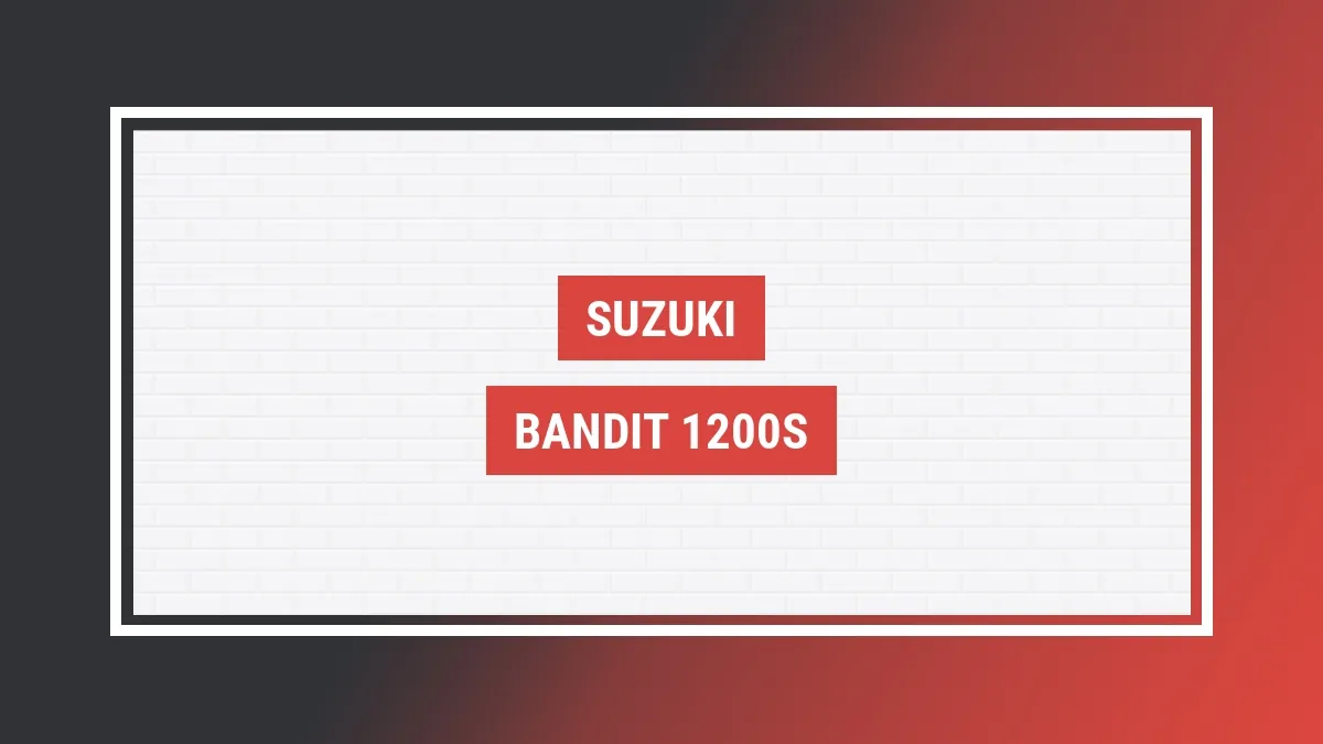 Imagem ilustrativa modelo Bandit 1200s Suzuki