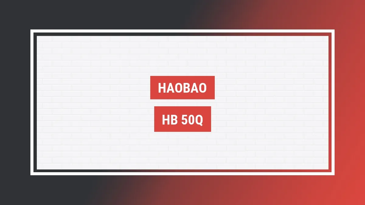 Imagem ilustrativa modelo Hb 50q Haobao
