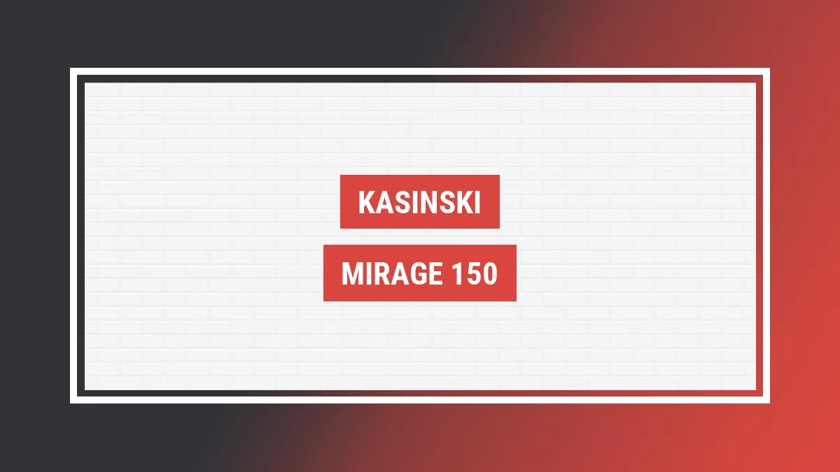 Imagem ilustrativa modelo Mirage 150 Kasinski
