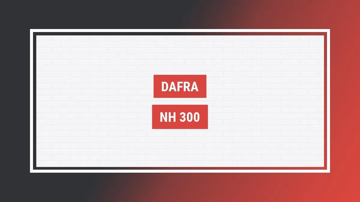 Imagem ilustrativa modelo Nh 300 Dafra
