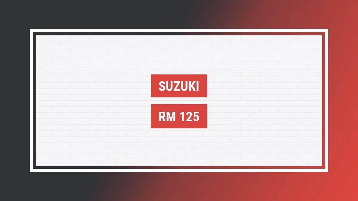 Imagem ilustrativa modelo Rm 125 Suzuki