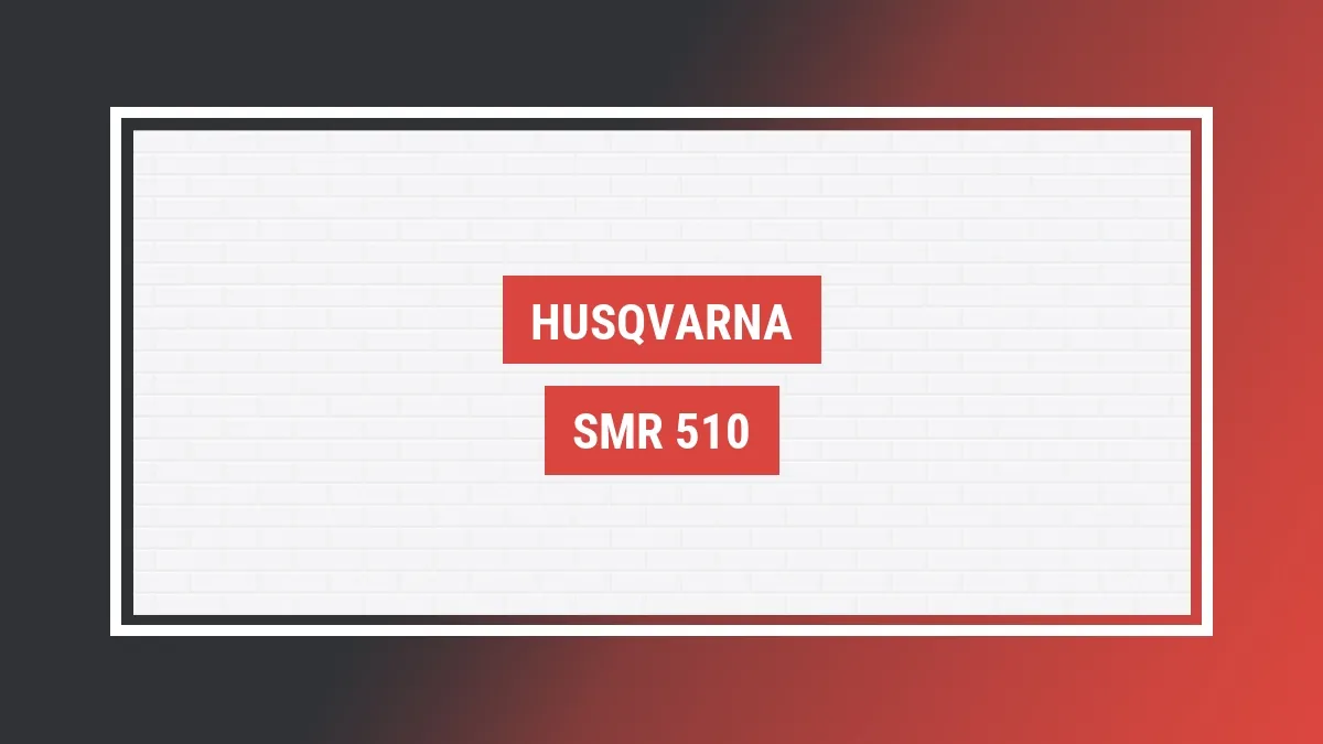 Imagem ilustrativa modelo Smr 510 Husqvarna