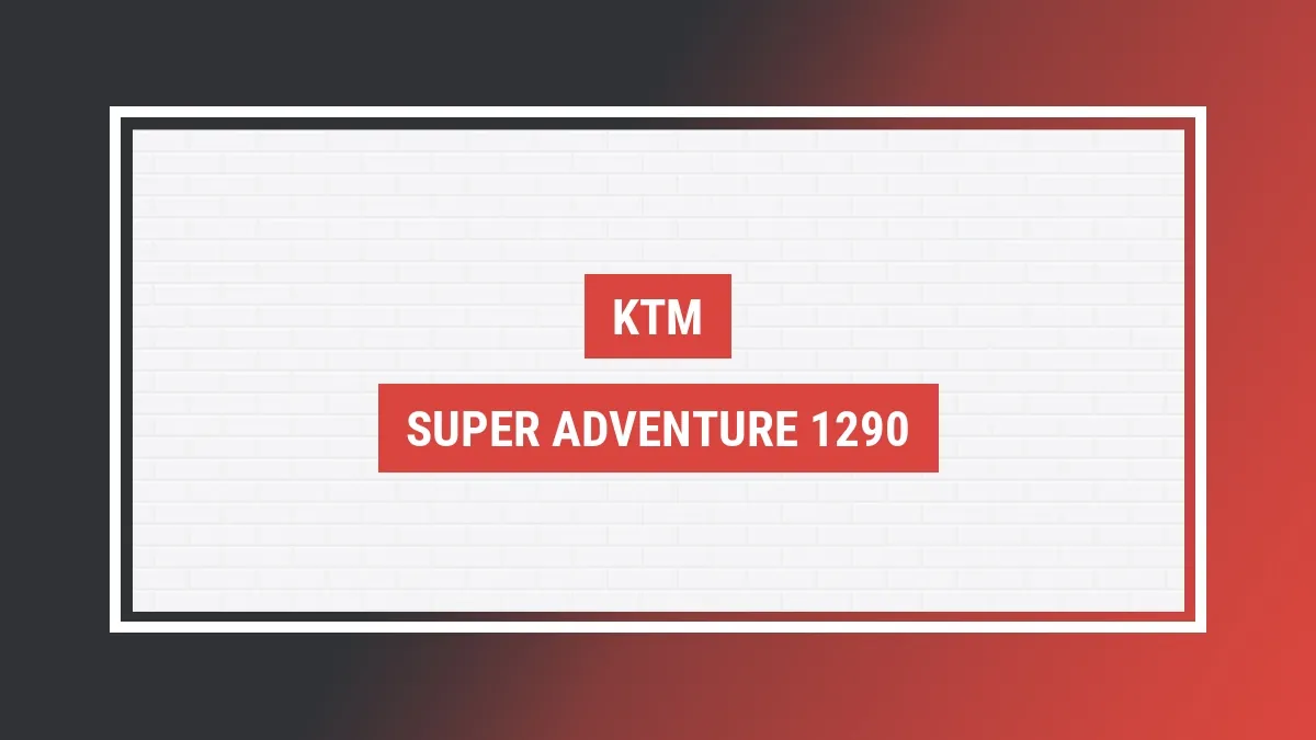 Imagem ilustrativa modelo Super Adventure 1290 Ktm