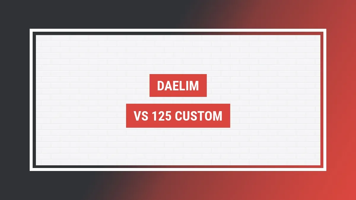Imagem ilustrativa modelo Vs 125 Custom Daelim