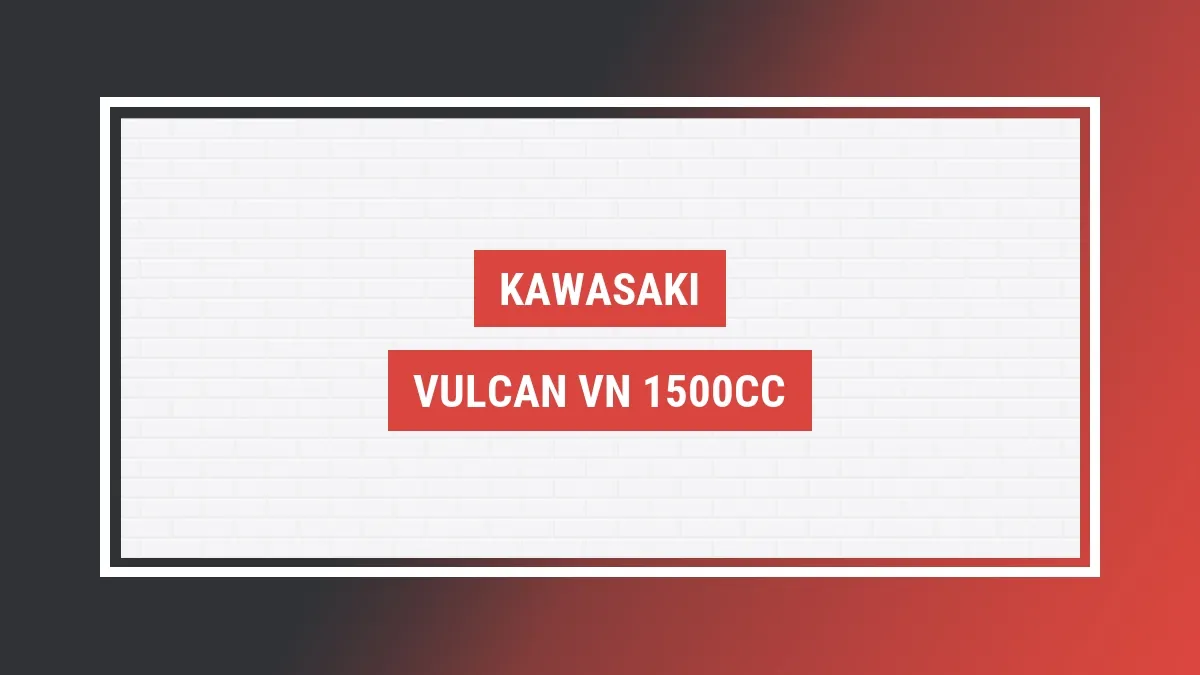 Imagem ilustrativa modelo Vulcan Vn 1500cc Kawasaki